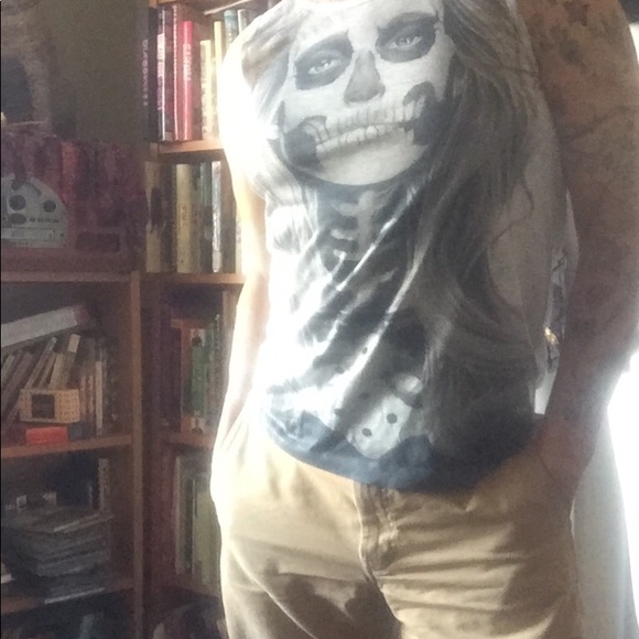 Gibgae skull tee tank - Picture 6 of 6